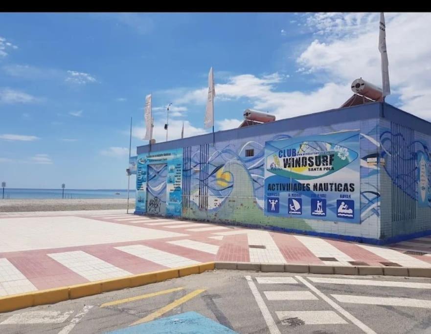 Apartamento Frente Al Mar, Familiar Y Acogedor. Santa Pola Ngoại thất bức ảnh